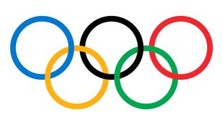 The Olympic rings design